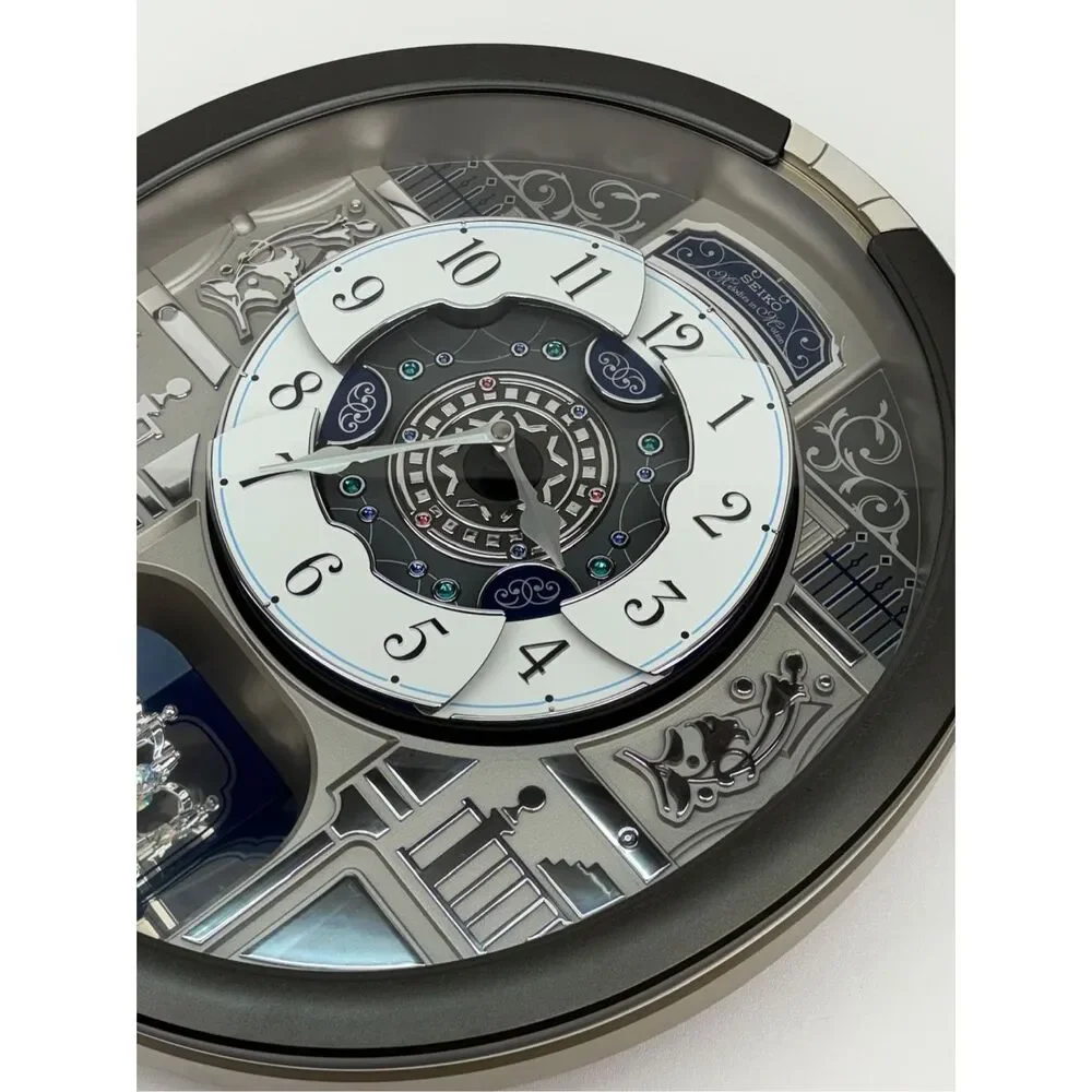 SEIKO Melodies in Motion Wall Clock Musical Motifs Seiko QXM366SRH-Tested